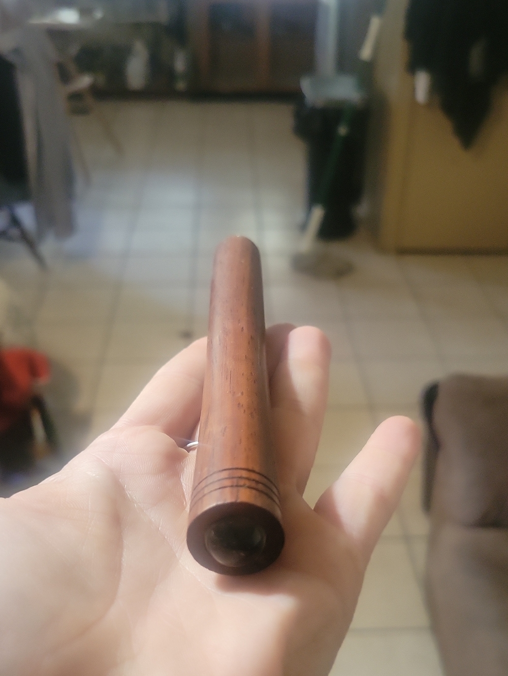 Custom Handmade Mahogany Red Wood Kalidascope.